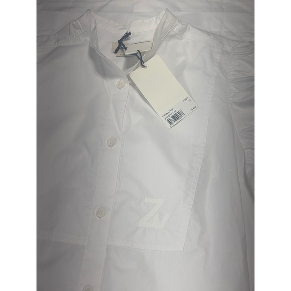 Zadig & Voltaire NWT Ryana‎ Pop Judo Shirt Dress in Size Small MSRP $498.00 - Picture 7 of 11